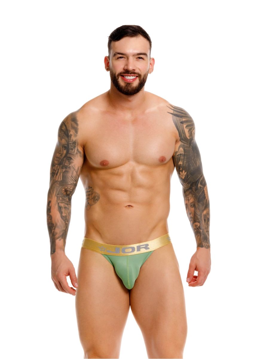 JOR 2328 Soho Mens Medium Coverage Bikini Green Plus Sizes