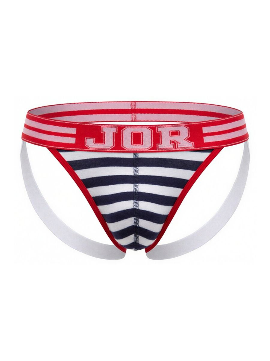 JOR 2336 Santorini Male Classic Nautical Jockstrap Stripes Plus Sizes
