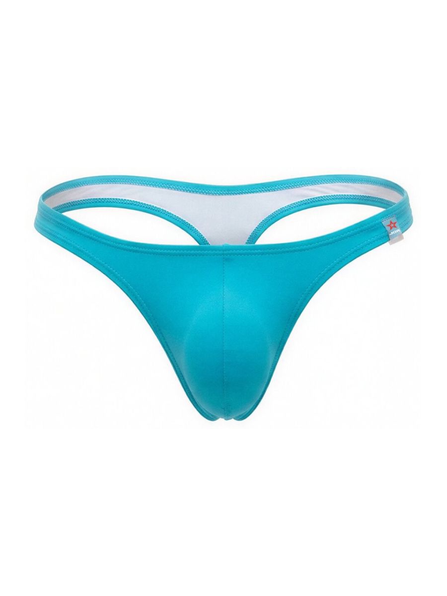 JOR 2389 Mens Colour Pops Travel Swim Thongs Turquoise Plus Sizes