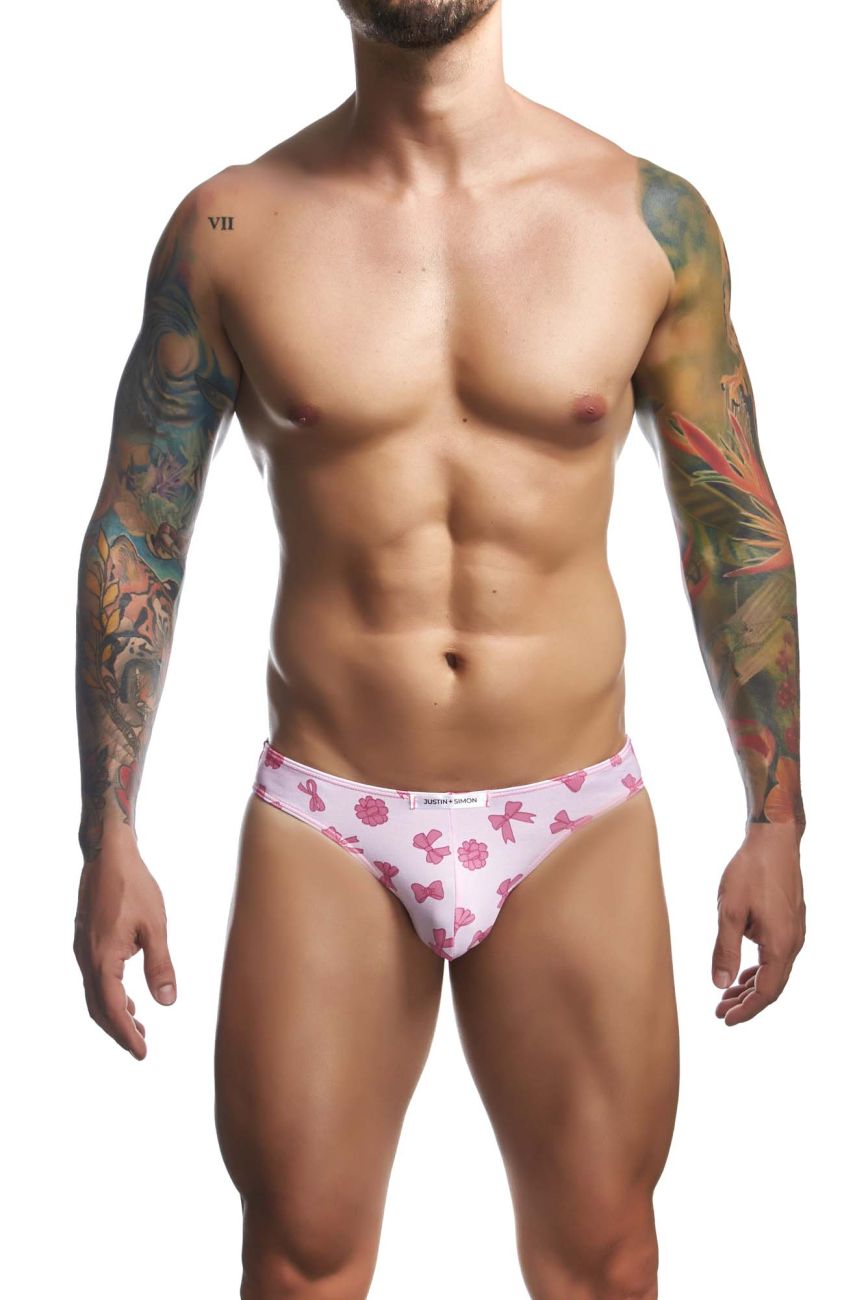 JUSTIN+SIMON XSJ01 Classic Silky Bikini Coquette Bows Plus Sizes