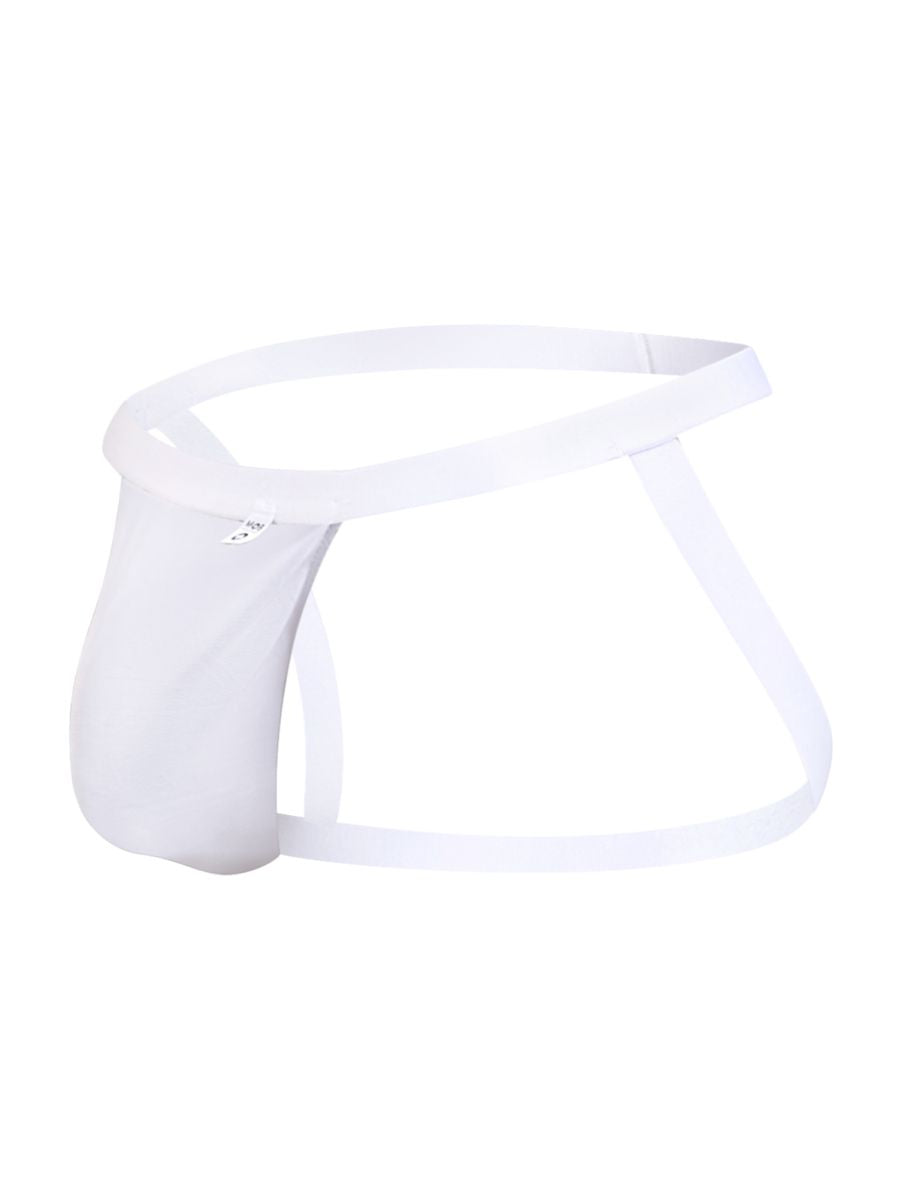 MaleBasics MBL82 Mens Extreme Sexy Jockstrap White Mesh