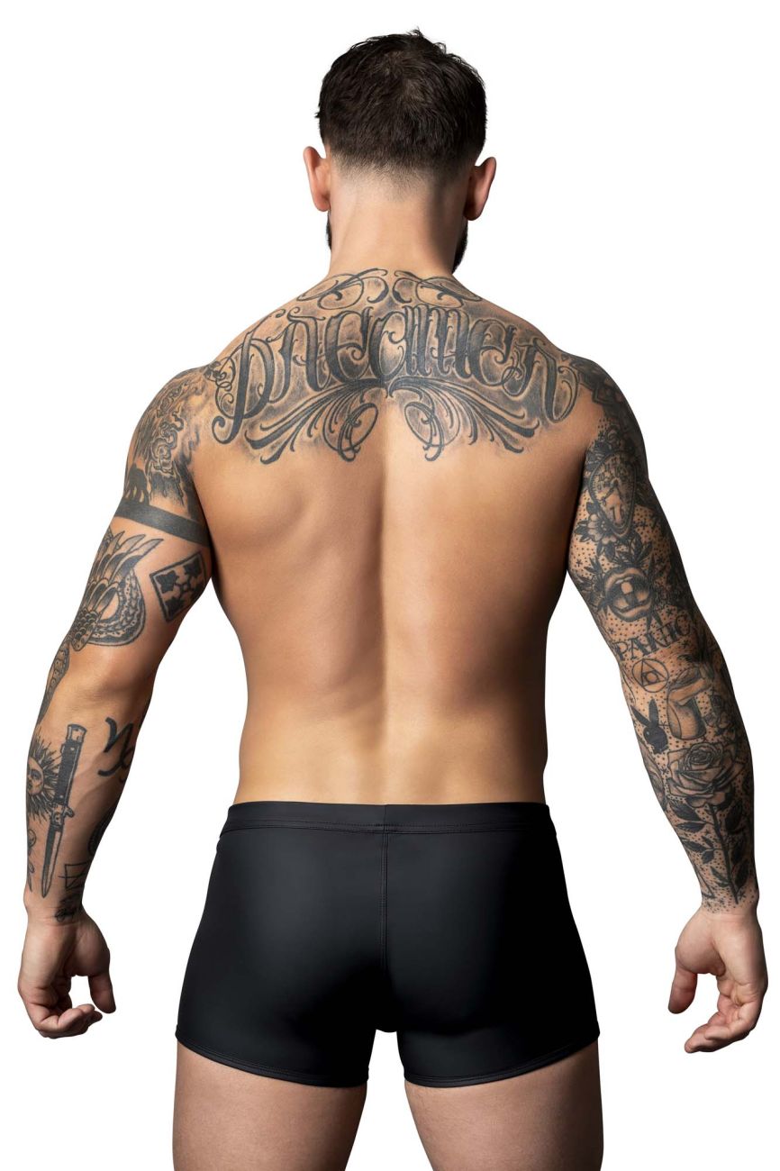 Male Power 120-298 Oh Snap Snap Off Front Short Black