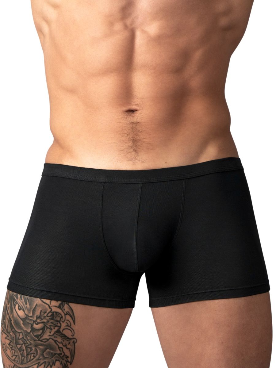 Male Power 150-308 Mens Soft & Eco Cozy Pouch Short Black