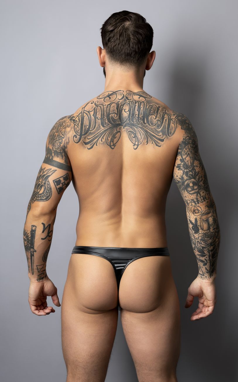 Male Power 442-301 Liquid Onyx 2.0 Male Bong Thong Black