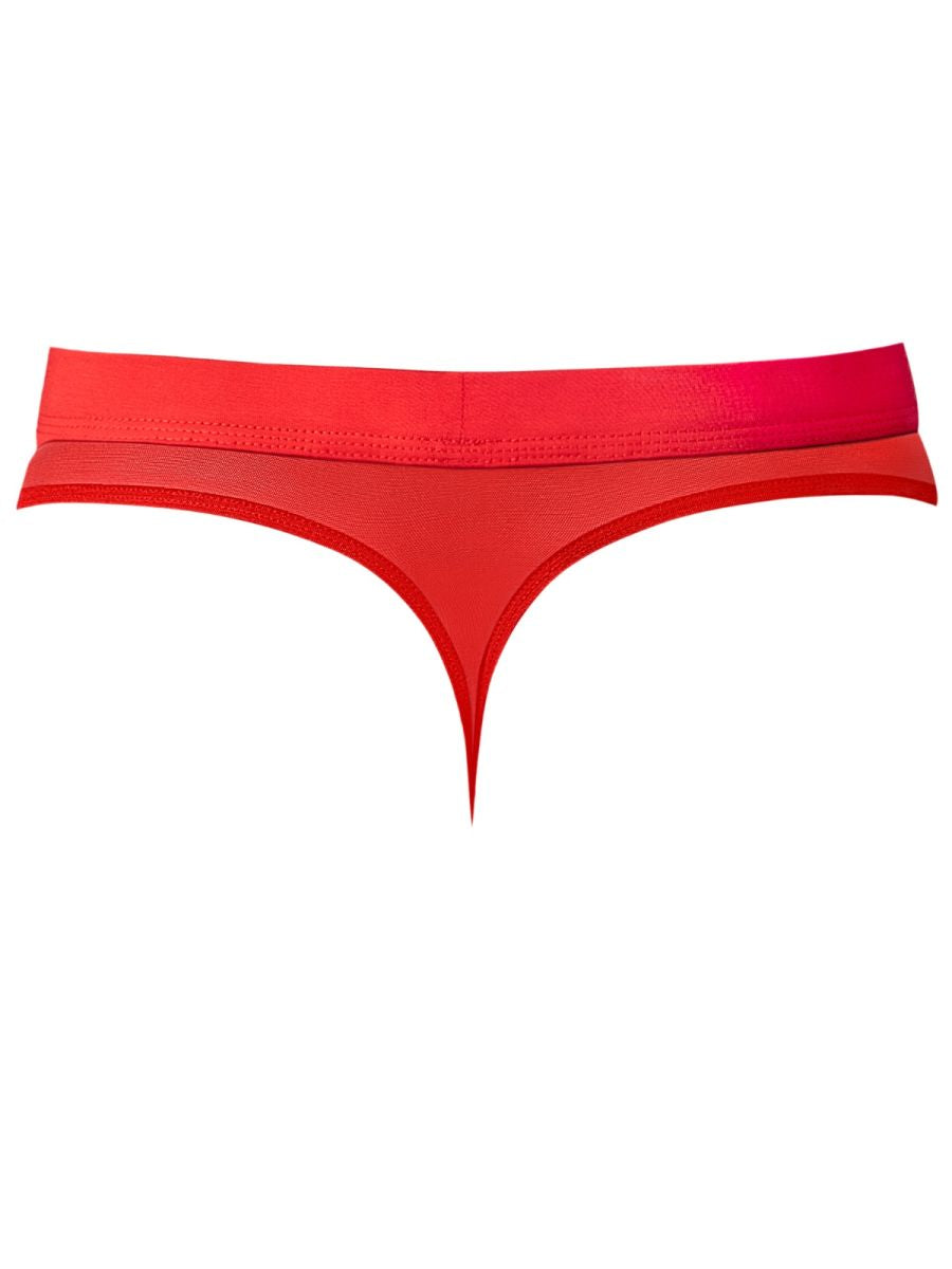 Male Power 442-307 Male Sheer Mesh 2 Bong Thong Red
