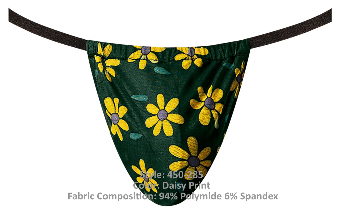 Male Power 450-285 Petal Power Posing Strap Daisy Print