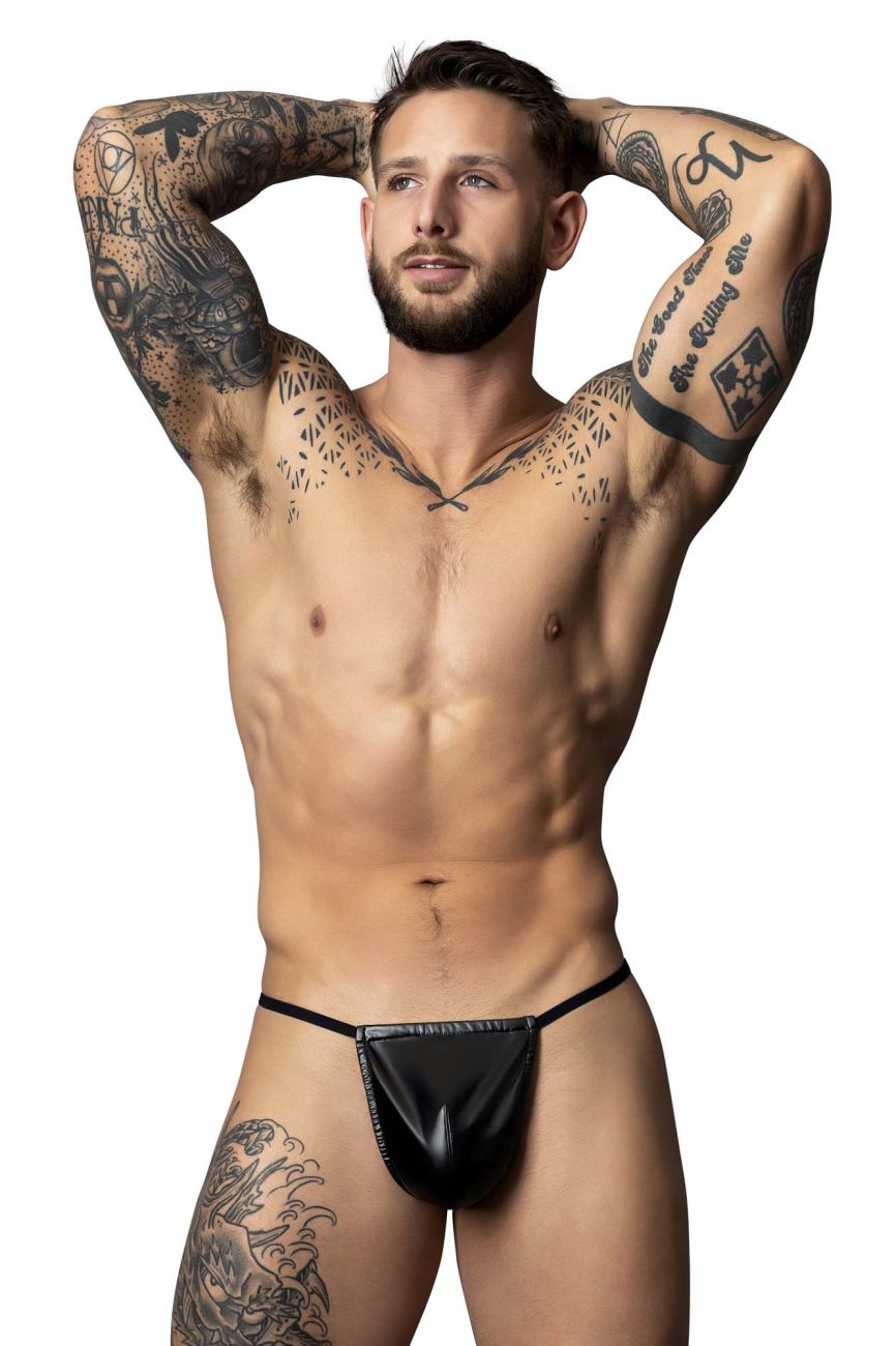 Male Power 450-301 Liquid Onyx 2.0 Mens G-String Black