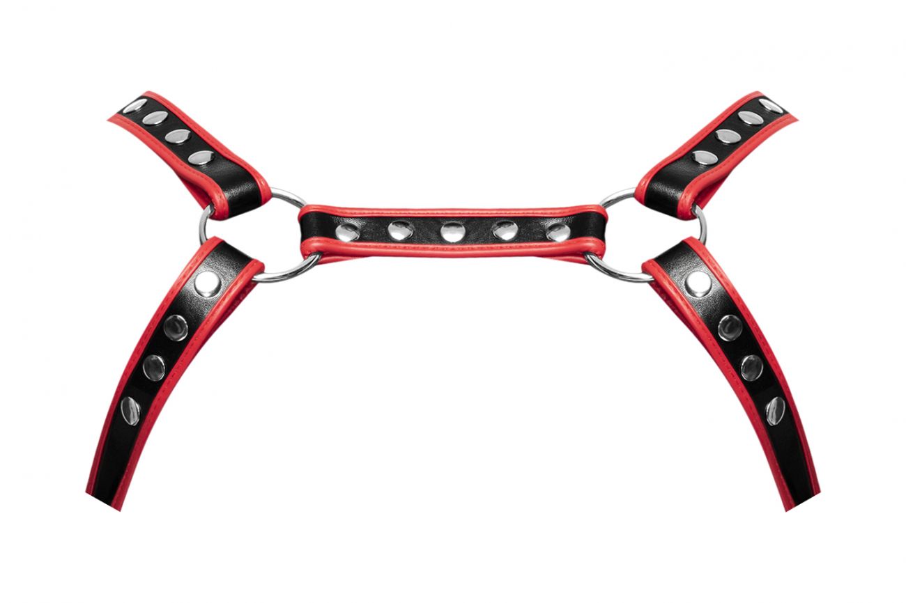 Male Power 596-266 PU Leather Leo Black-Red