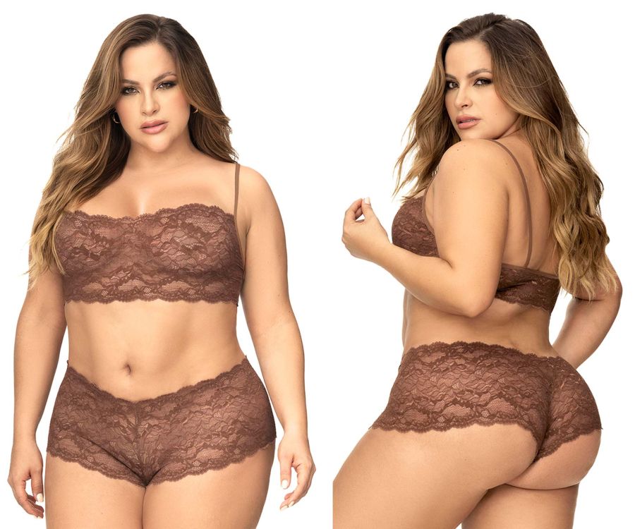 Mapale 206X Panty and Top Lace Set