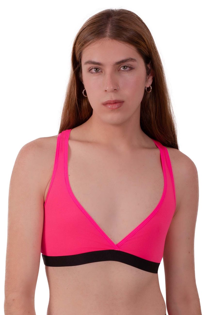 JCSTK - PLURAL PL003 Non-binary Underwear Bra Top Pink