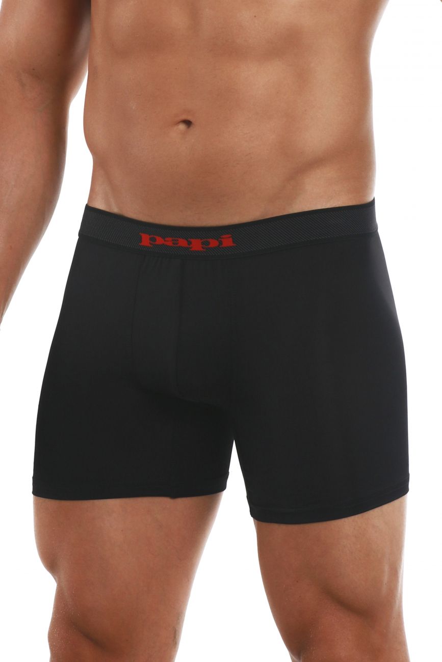 Papi 626185-982 Cool2 2PK Solid Boxer Briefs