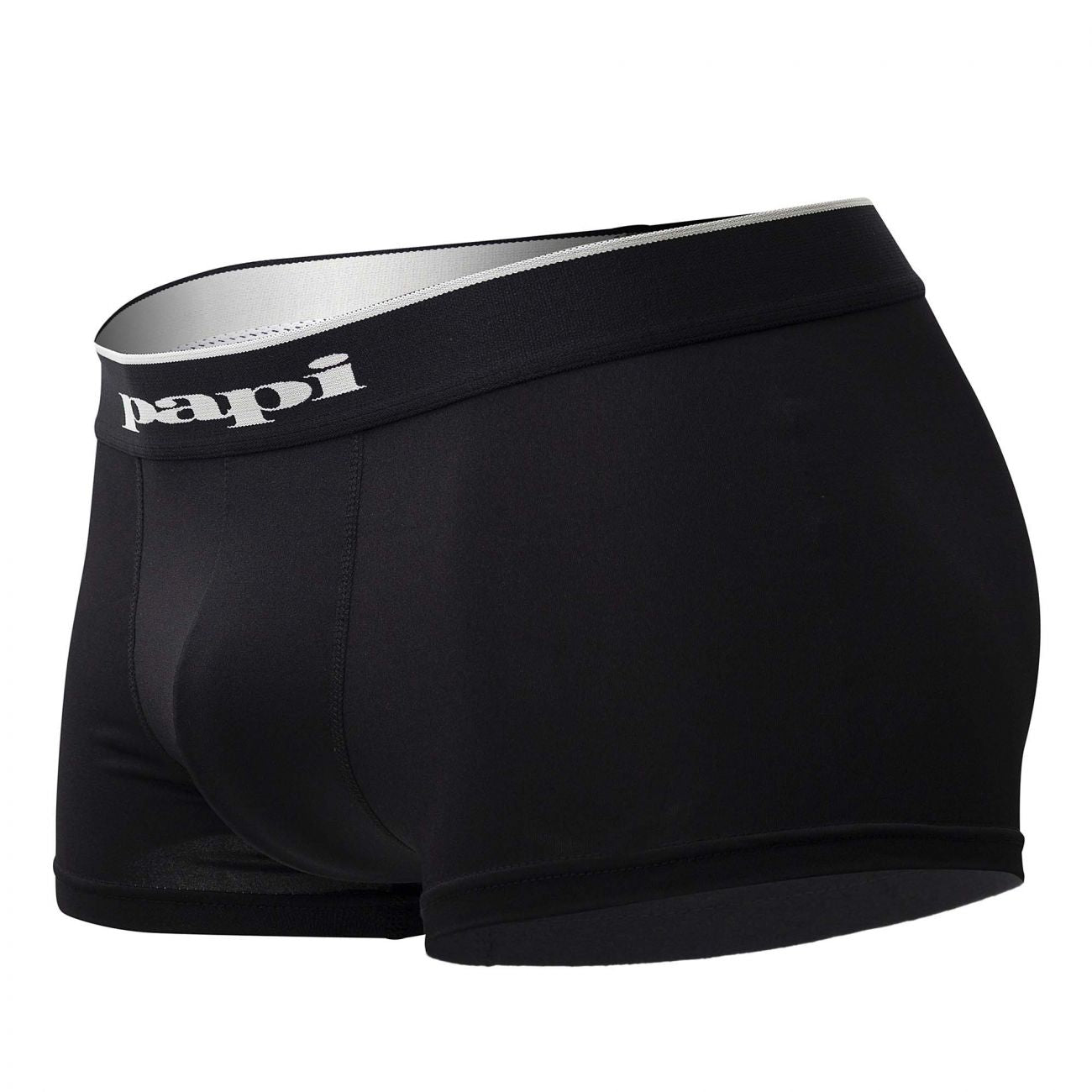 Papi UMPA048 Microflex Brazilian Trunks Gray-Texture