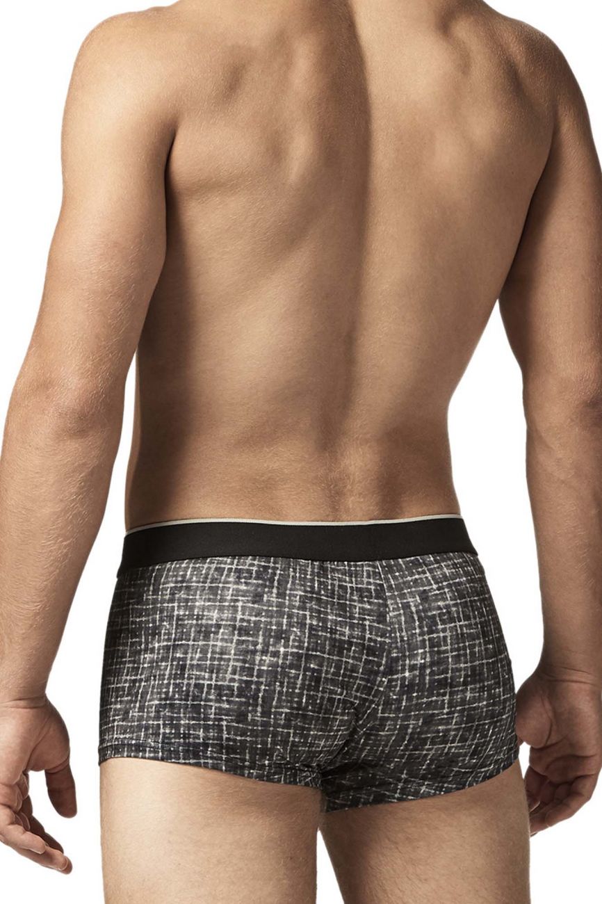 Papi UMPA048 Microflex Brazilian Trunks Gray-Texture