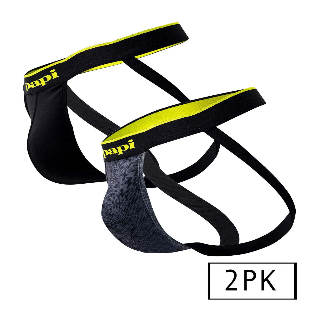 Papi UMPA049 Microflex Jockstrap Charcoal-Graphic