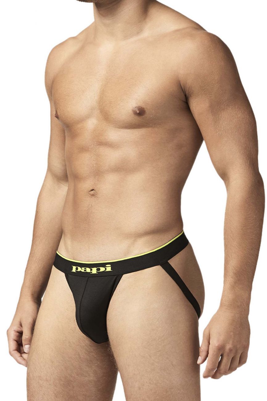 Papi UMPA049 Microflex Jockstrap Charcoal-Graphic