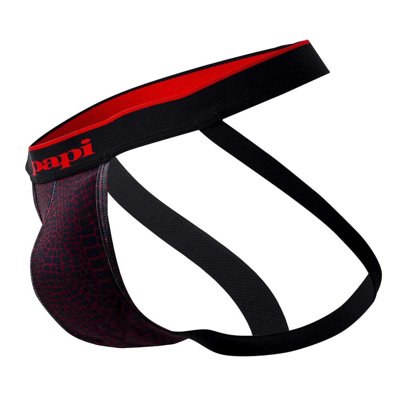Papi UMPA049 Microflex Jockstrap Red-Leopard