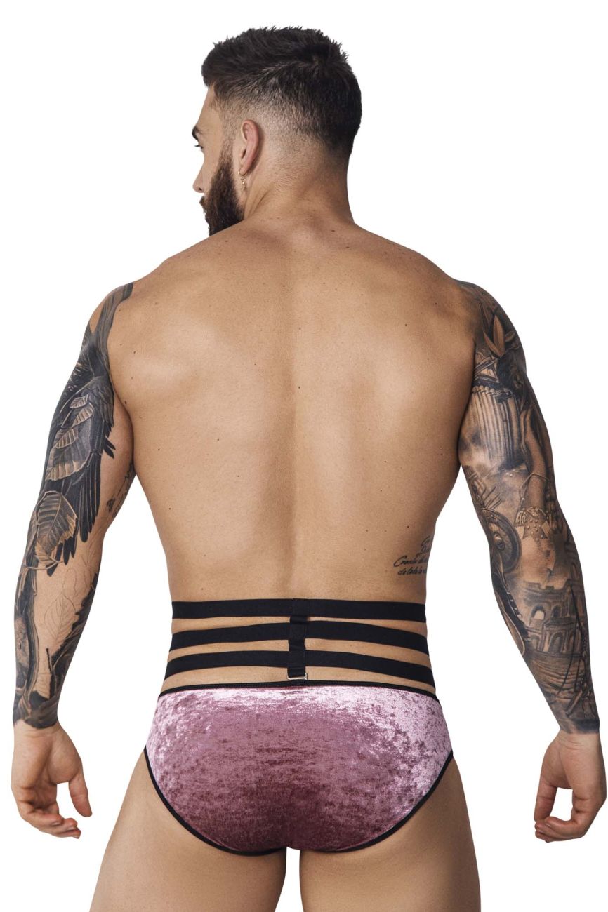 Pikante 1097 Clandestine Velvet Briefs Pink