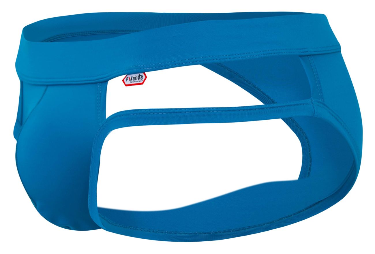 Pikante 2114 Lenox Mens Modern Minimalist Briefs Blue