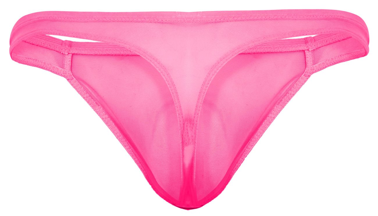 Pikante 2115 Amusing Mens Barely There Thongs Fuchsia