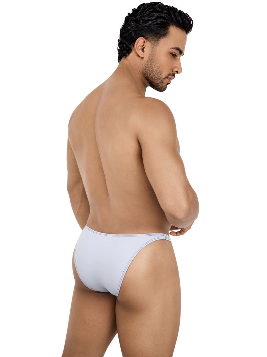 Pikante PIK 26106 Neftis Mens Minimalist Lightweight Bikini Brief Gray