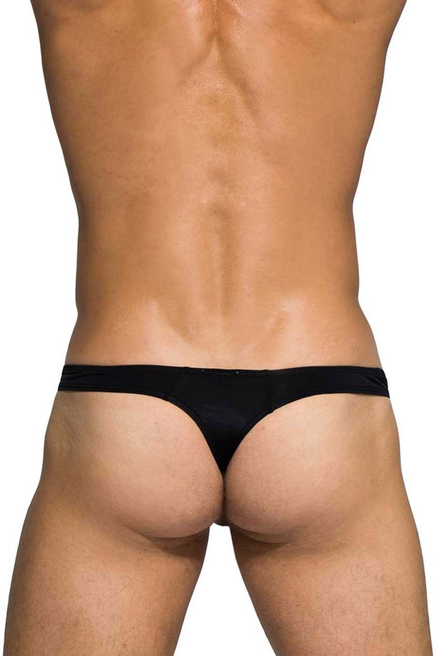 Private Structure DGEMU3545BT Desire Glaze Thong Black