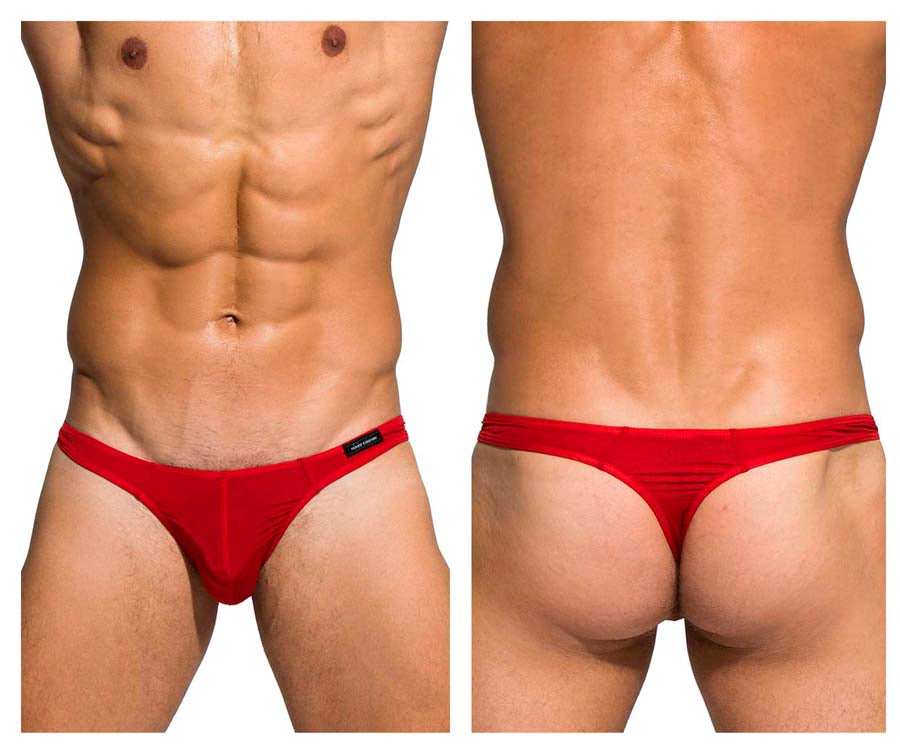 Private Structure DGEMU3545BT Desire Glaze Thong Red