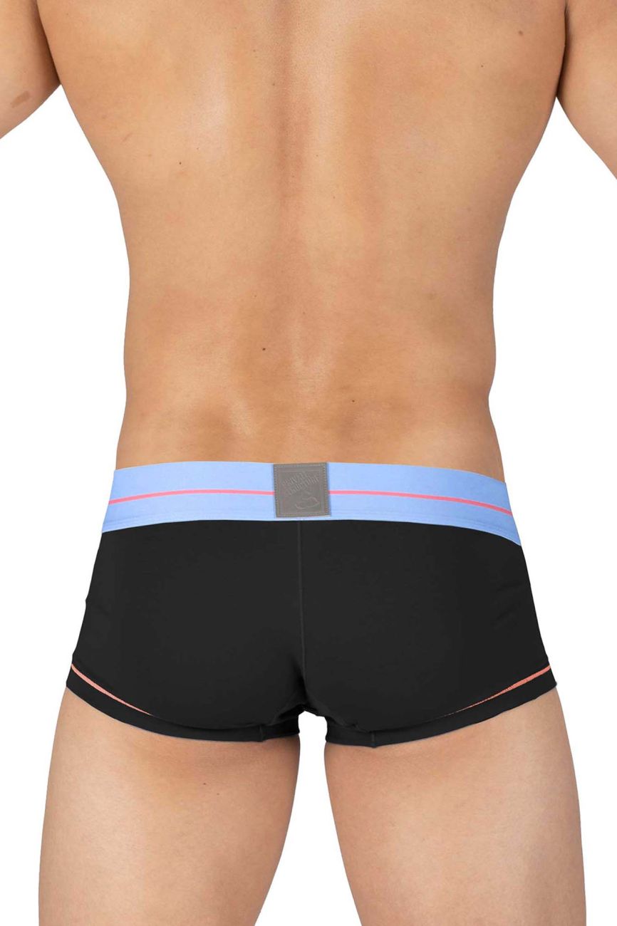 Private Structure MOUX4103 Mo Lite Mid Waist Trunks Black