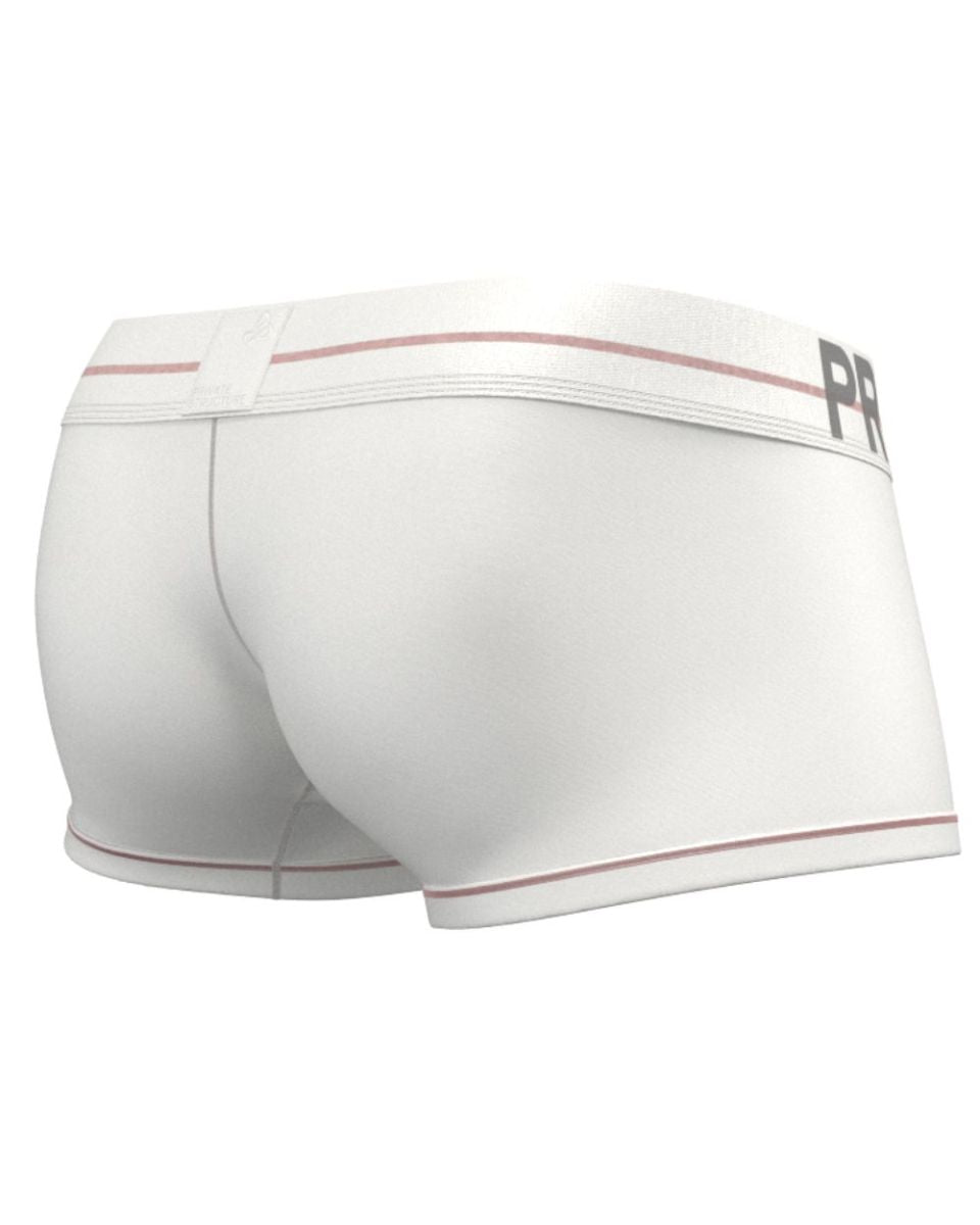 Private Structure MOUX4103 Mo Lite Mid Waist Trunks White