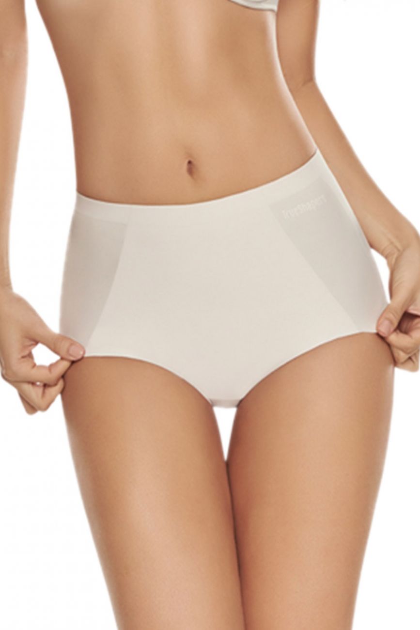 TrueShapers 1275 Mid-Waist Control Panty with Butt Lifter