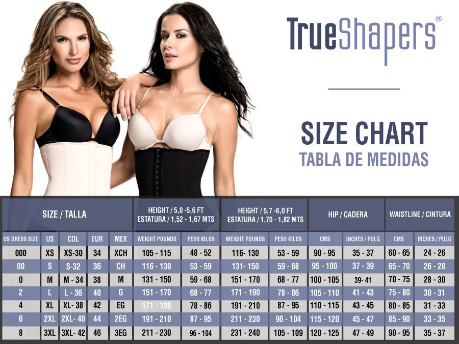 TrueShapers 1061 LATEX-FREE Advanced Waist Cincher