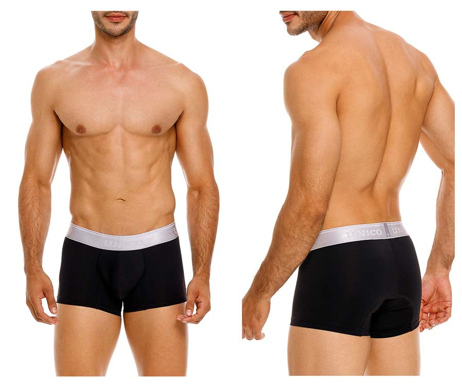 Unico 24110100109 Argento Boxer Shorts Trunks Black