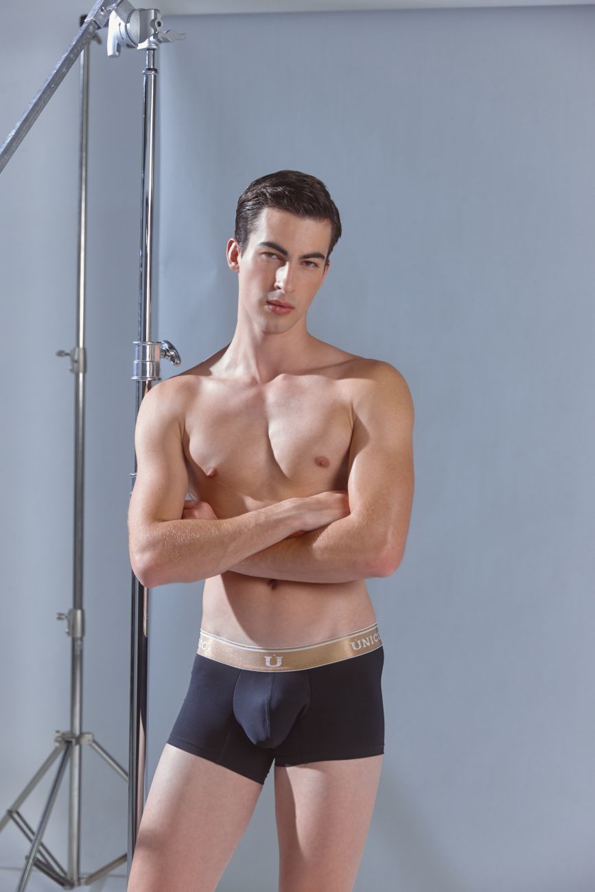 Unico 24110100110 Lingote Mens Comfortable Trunks Black