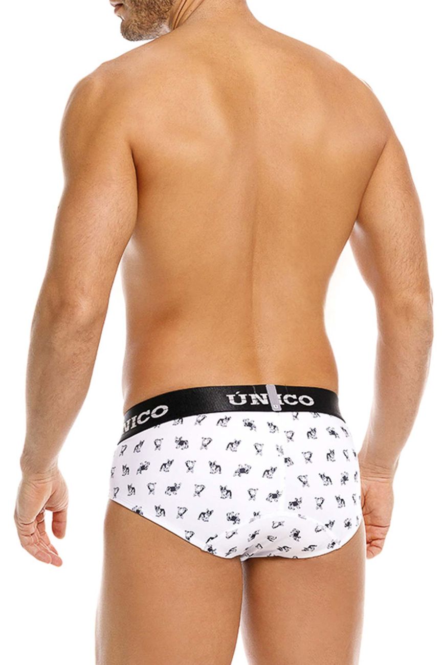 Unico 25040101130 Frenchis Mens Stay Stylish Briefs White Plus Sizes