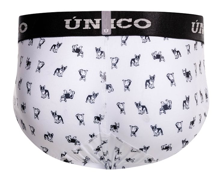 Unico 25040101130 Frenchis Mens Stay Stylish Briefs White Plus Sizes