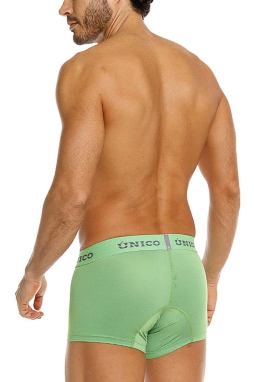 Unico 26020100119 Frog Mens Clean & Minimal Trunks Green Plus Sizes