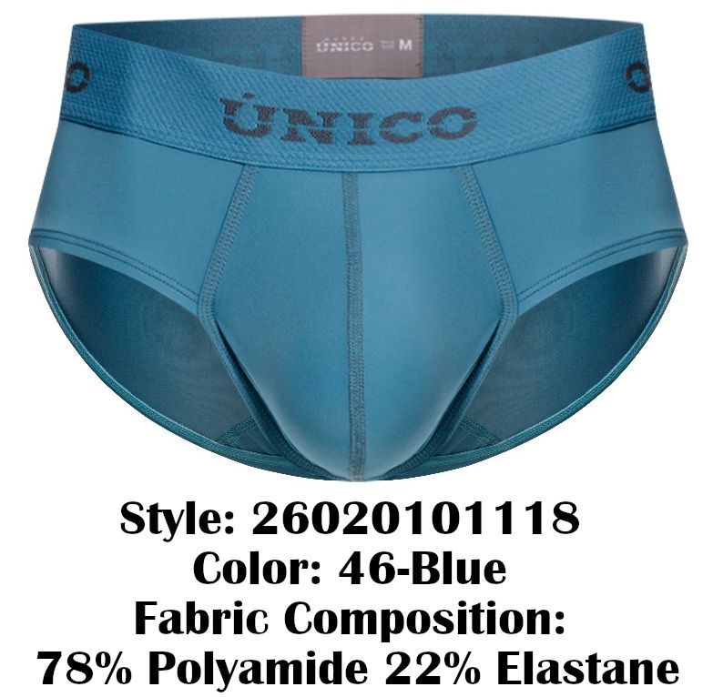 Unico 26020101118 Ventisca Mens Comfortable Briefs Blue
