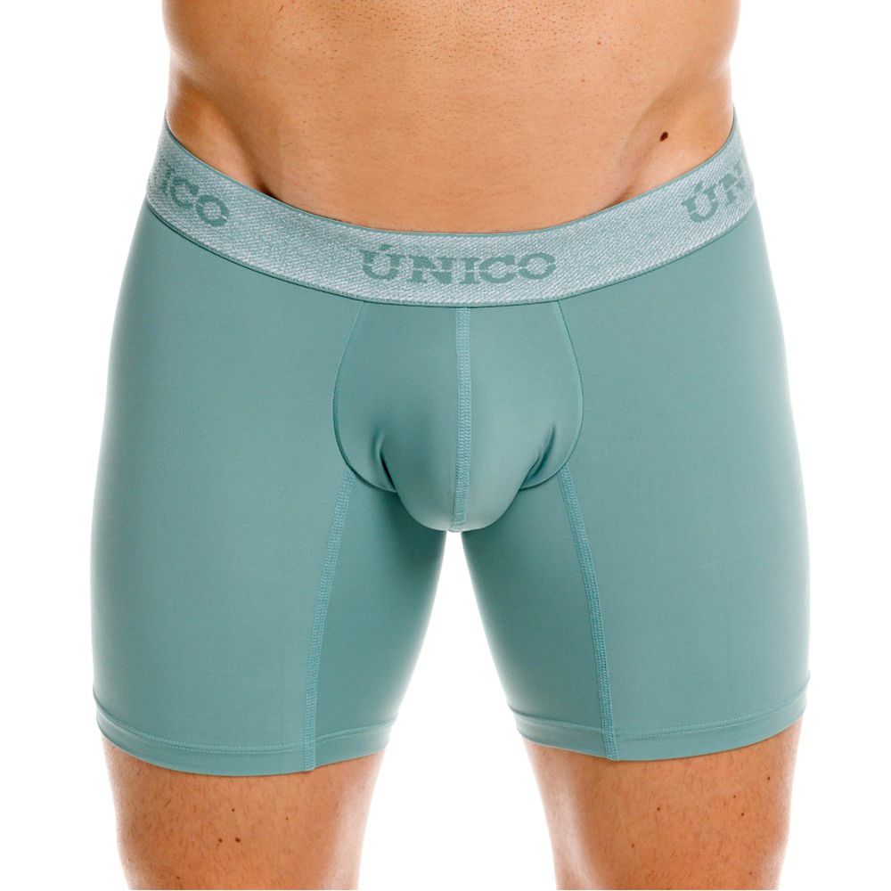 Unico 26040100221 Ceramic Boxer Briefs Color Green Plus Sizes