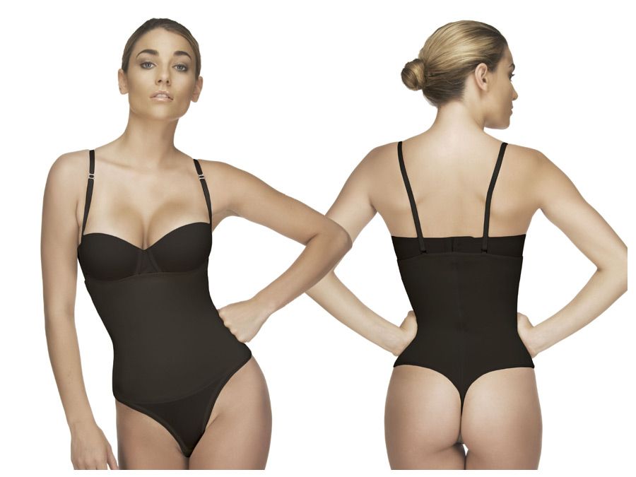 Vedette 211 Nadine Strapless Bodysuit in Thong