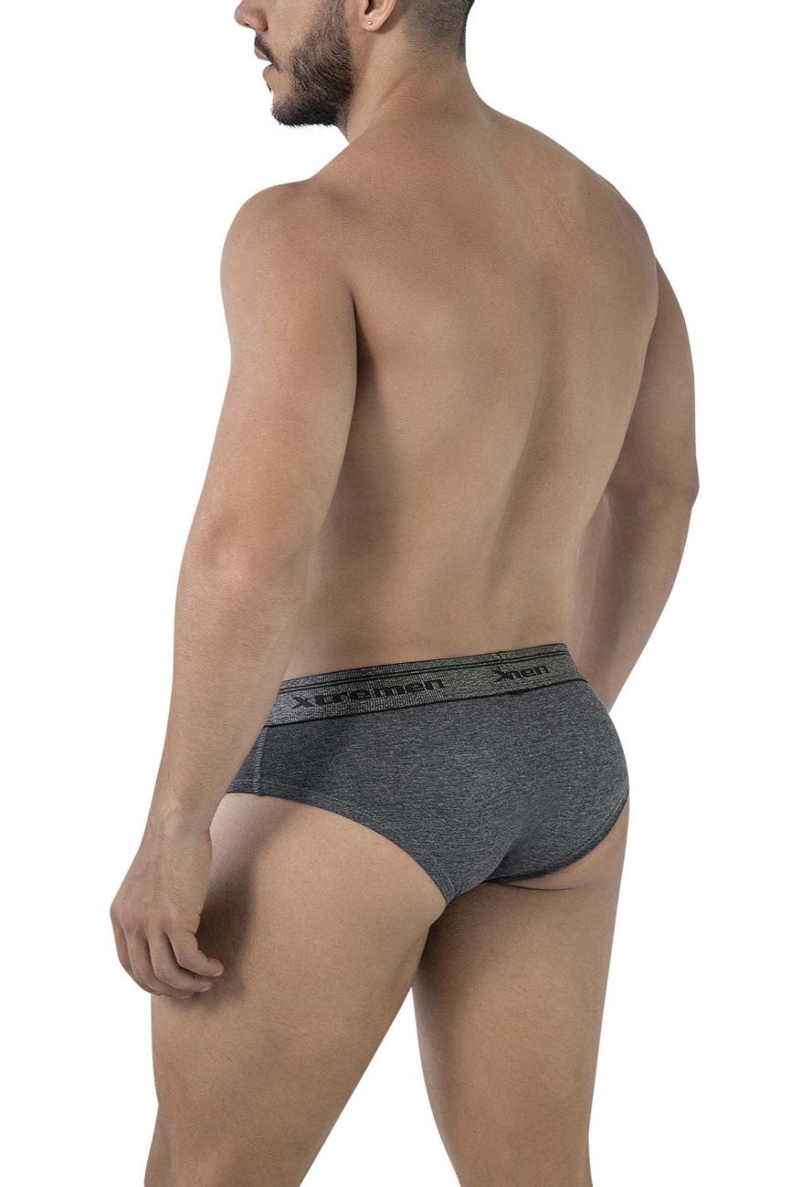 Xtremen 41315 Mens Cotton Blend Wide Side Briefs Cross