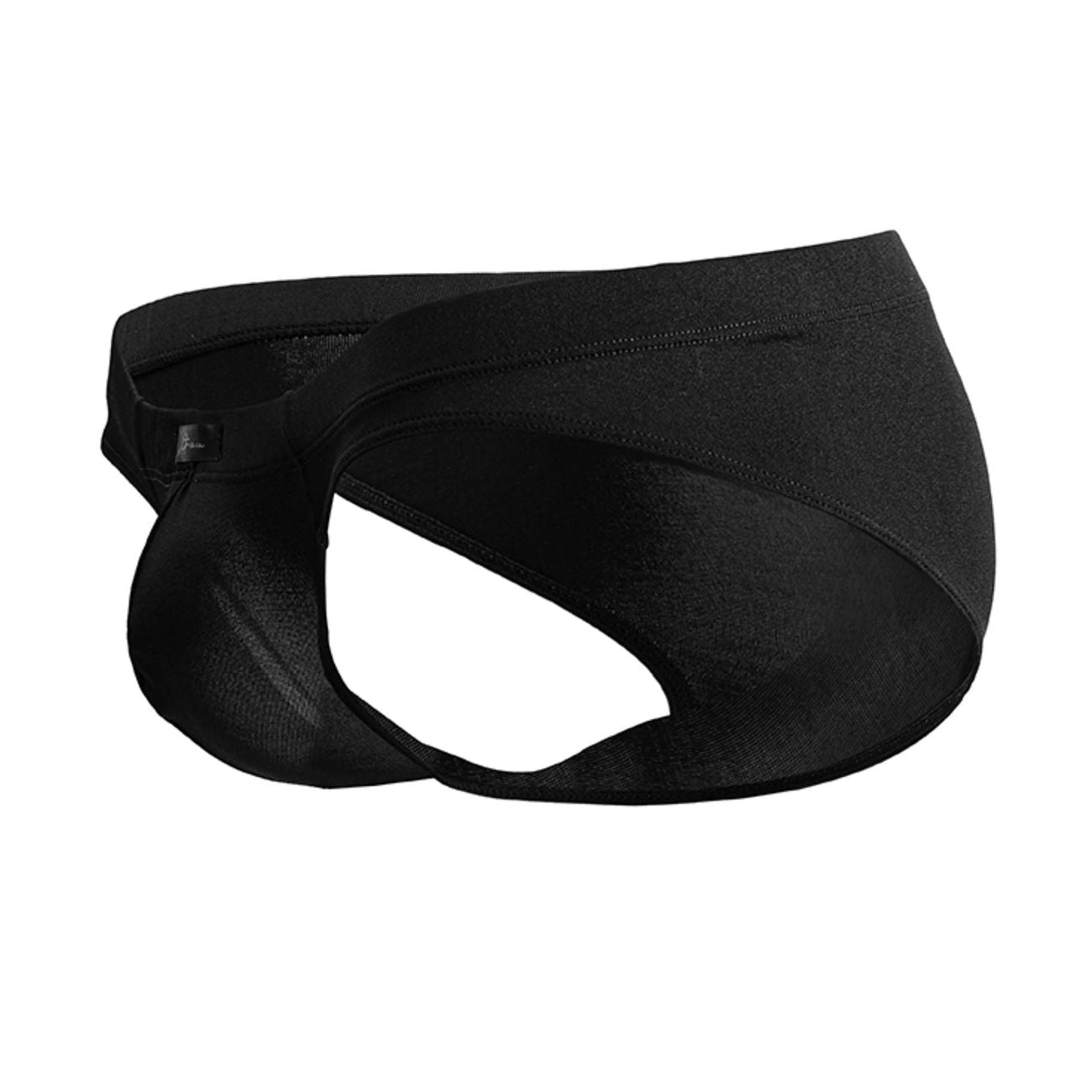 Xtremen 91207B Microfiber Mens Silky Briefs Black