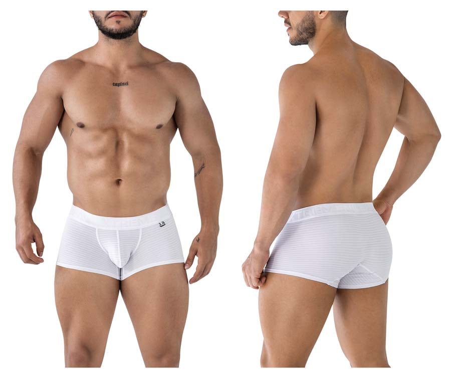 Xtremen 91209B Mens Soft and Supple Microfiber Trunks White
