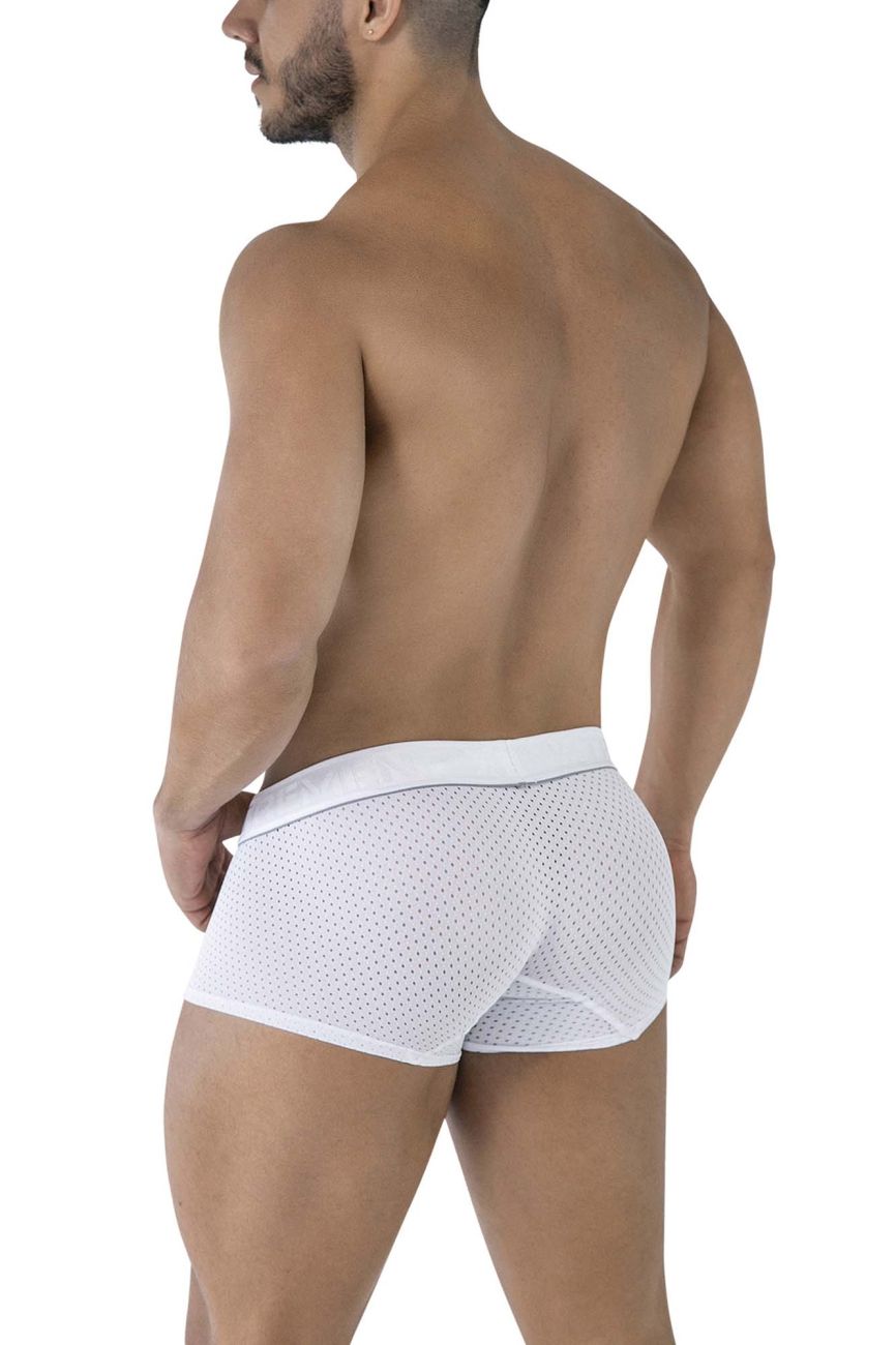 Xtremen 91212B Mens Breathable Microfiber Trunks White