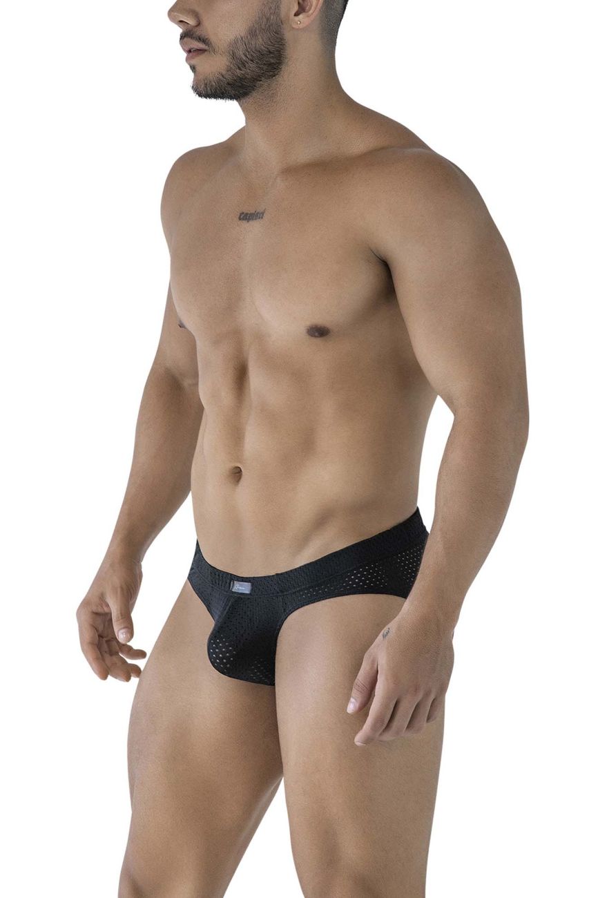 Xtremen 91213B MenSilky Microfiber Briefs Black
