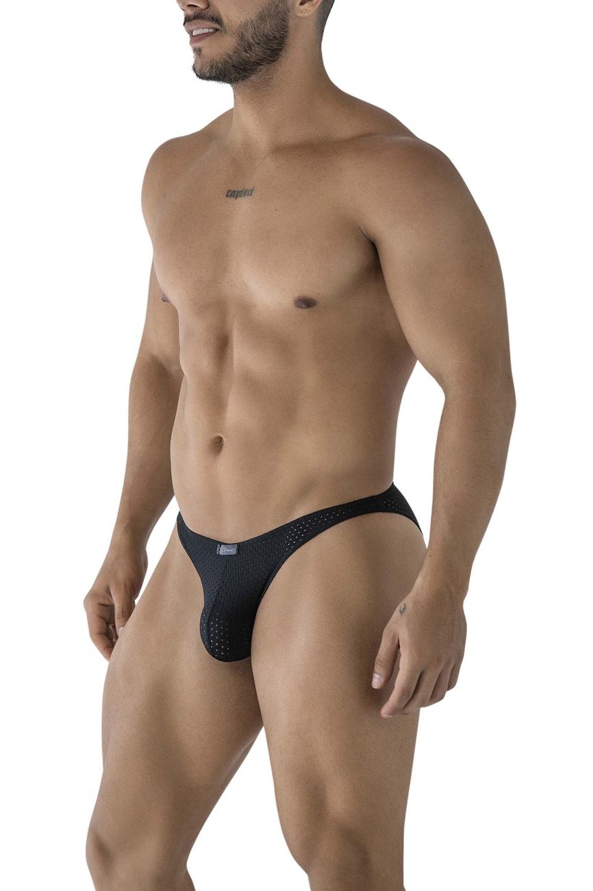 Xtremen 91215B Mens Silky Microfiber Bikini Black