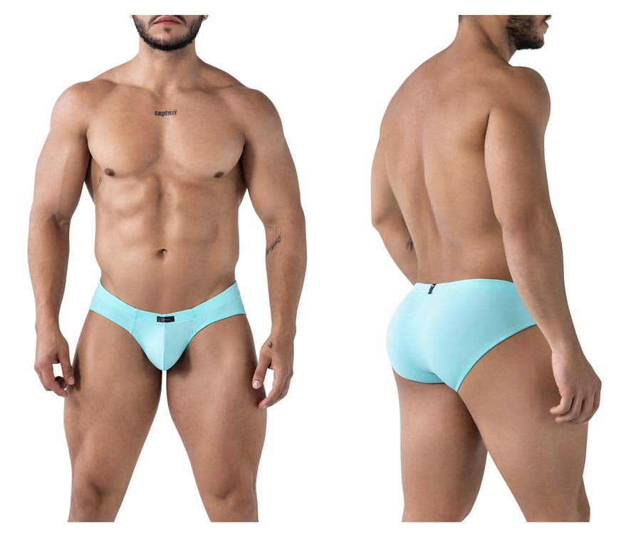 Xtremen 91218 Mens Pastel Coloured Microfiber Briefs Seawater