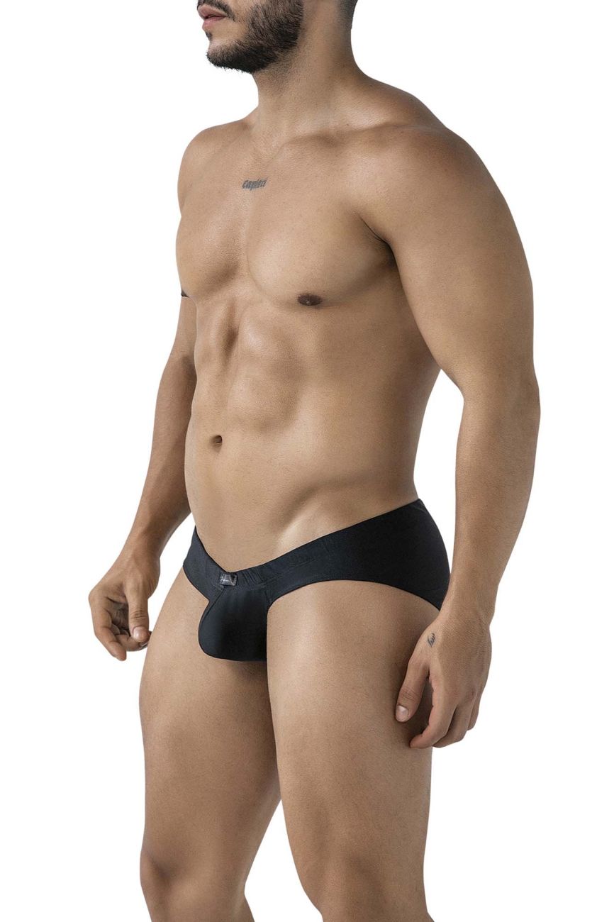 Xtremen 91233 Mens Microfiber Contoured Briefs Black