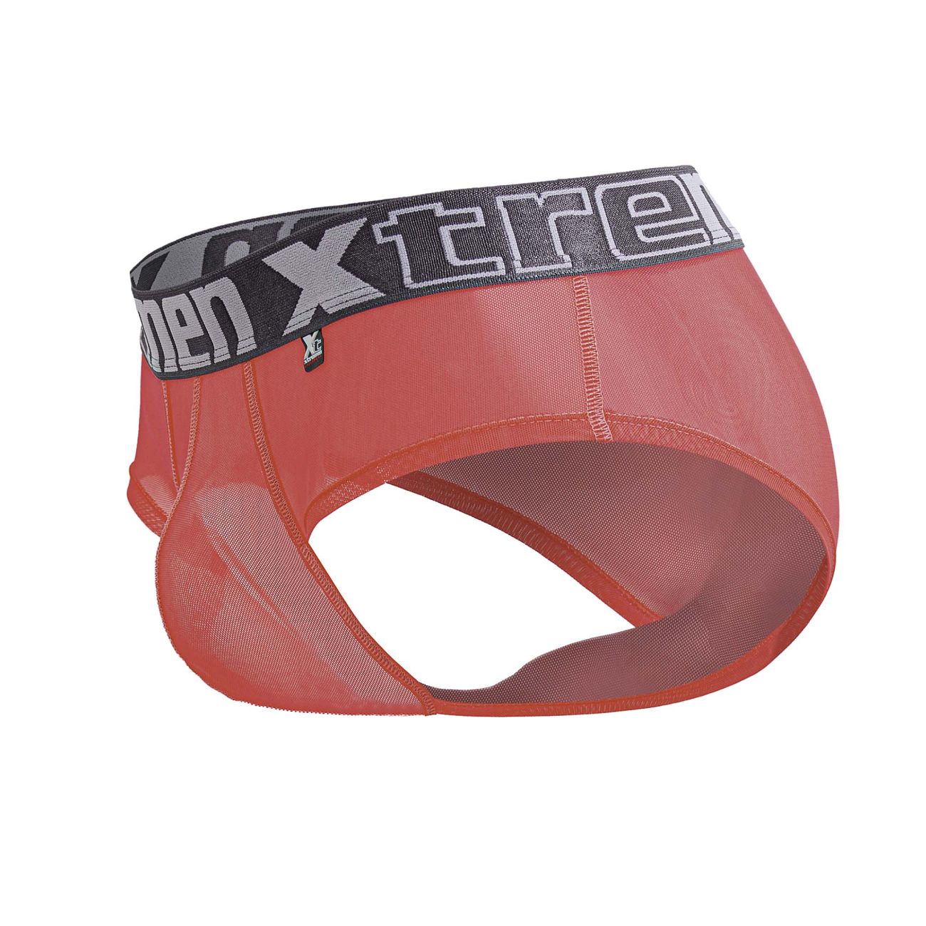 Xtremen 91236 Mens Sheer Microfiber Briefs Fuchsia