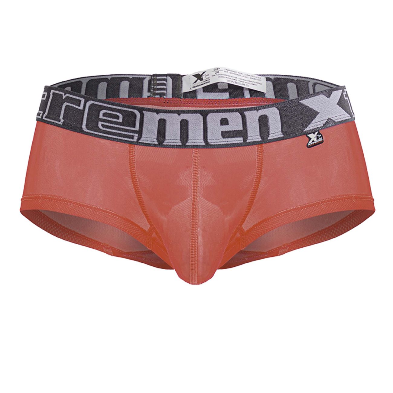 Xtremen 91237 Mens Sheer Microfiber Trunks Fuchsia