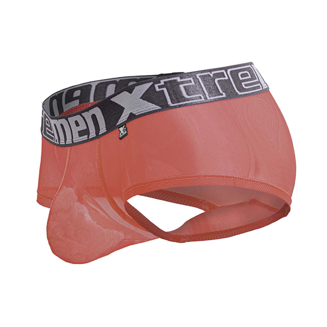 Xtremen 91237 Mens Sheer Microfiber Trunks Fuchsia