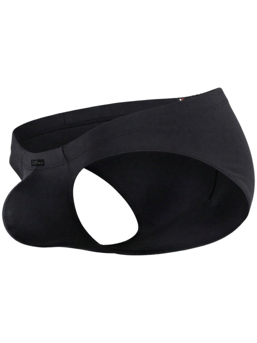 Xtremen 91261 Mens Microfiber Ultra Sleek Briefs Black
